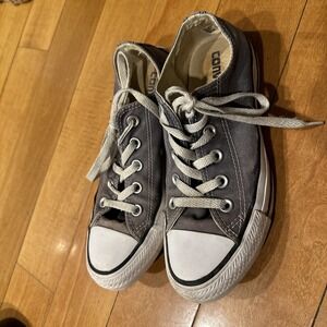 Converse Gray Men's 4 Women's 6 Unisex Low Top Preowned All Star Allstar